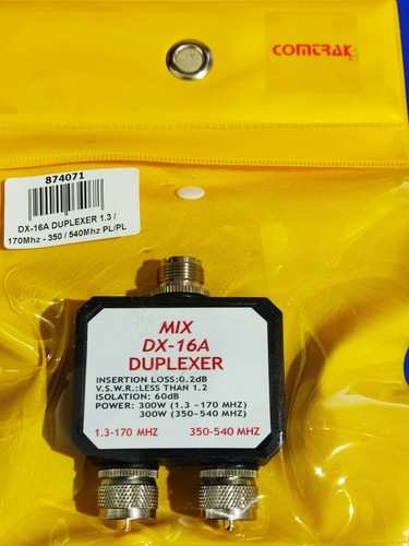 Filtro duplexer vhf uhf - filtro,