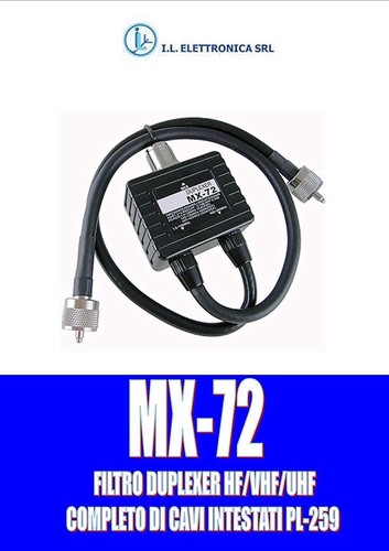 Filtro duplexer vhf - filtro, hf/vhf/uhf